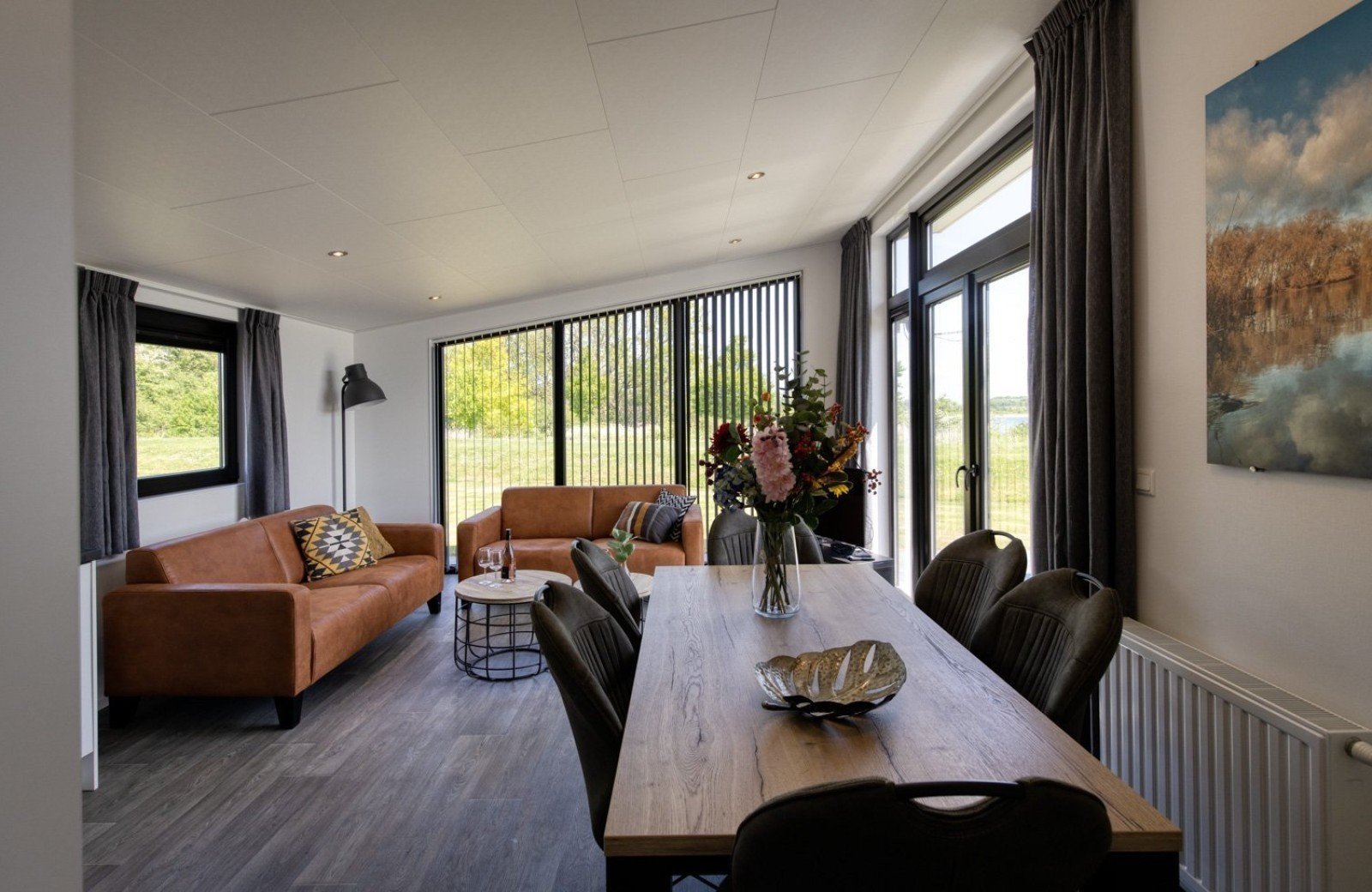 Mobilheim am See von innen