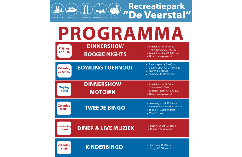 Programm April & Mai