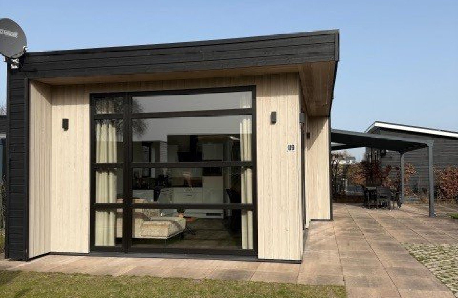 Type e chalet de veerstal buitenkant